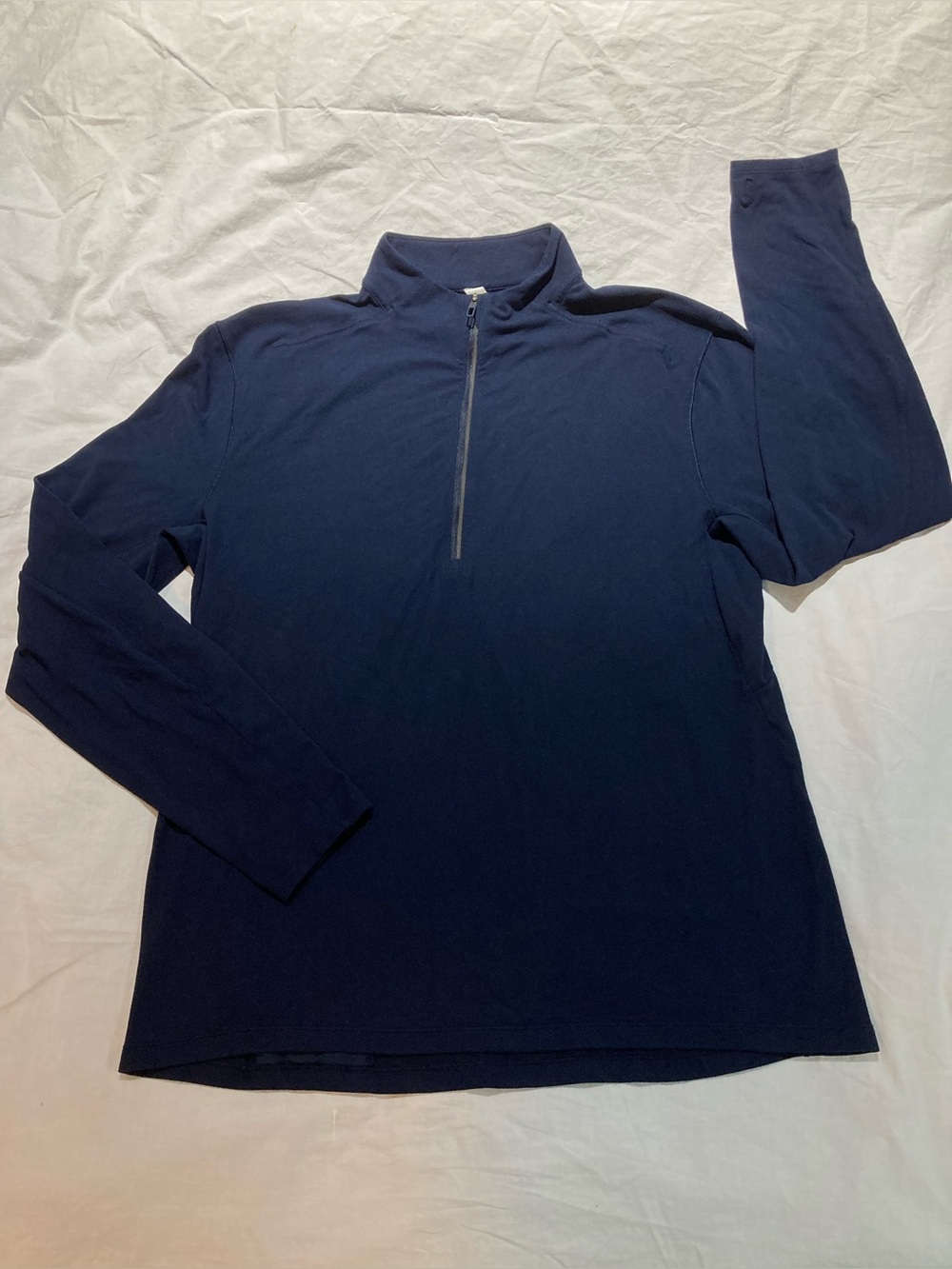 Lululemon 1/4 zip pull over mock neck, Men’s size large